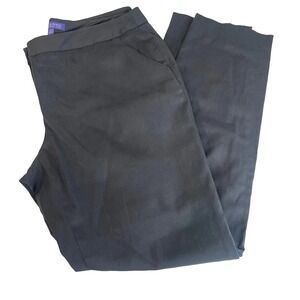 Vivienne Tam Trouser Dress Pants Womens‎ Size 10 Black Straight Leg Mid Rise